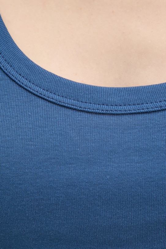 Хлопковый топ United Colors of Benetton голубой 3GA2DH010