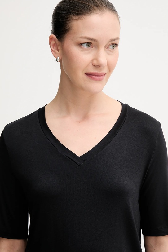 Μπλουζάκι United Colors of Benetton μαύρο 3Z12D401G