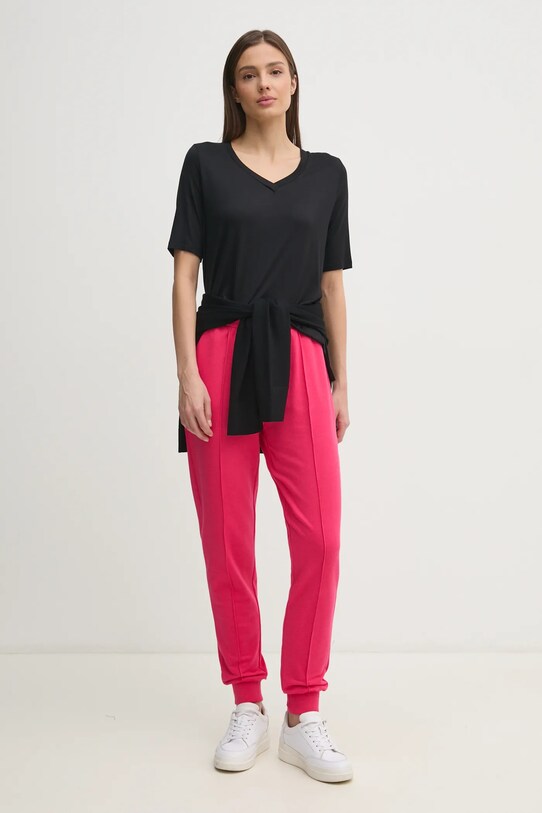 United Colors of Benetton tricou 3Z12D401G negru AW25