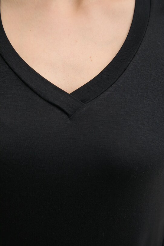 United Colors of Benetton tricou negru 3Z12D401G