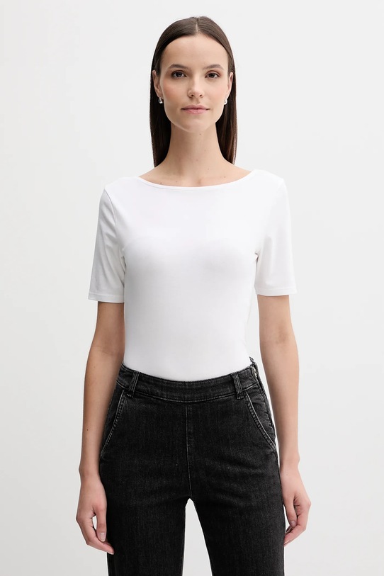Majica kratkih rukava United Colors of Benetton bez uzorka bijela 3FJHD109K