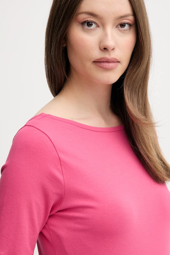 Μπλουζάκι United Colors of Benetton ροζ 3FJHD109K