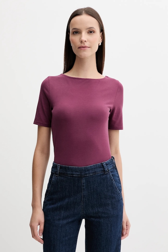 Μπλουζάκι United Colors of Benetton μωβ 3FJHD109K