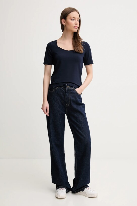 Μπλουζάκι United Colors of Benetton 3FJHD401P σκούρο μπλε AW25