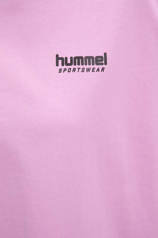 Бавовняна футболка Hummel 227561 фіолетовий