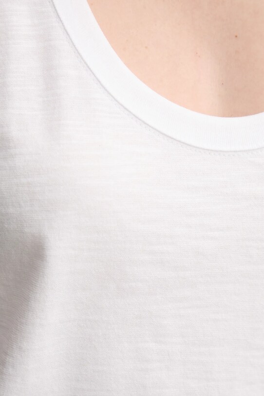 United Colors of Benetton top bawełniany 3BVXDH00Z biały