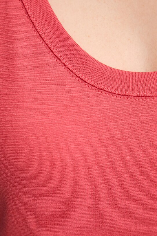 United Colors of Benetton top din bumbac 3BVXDH00Z roz