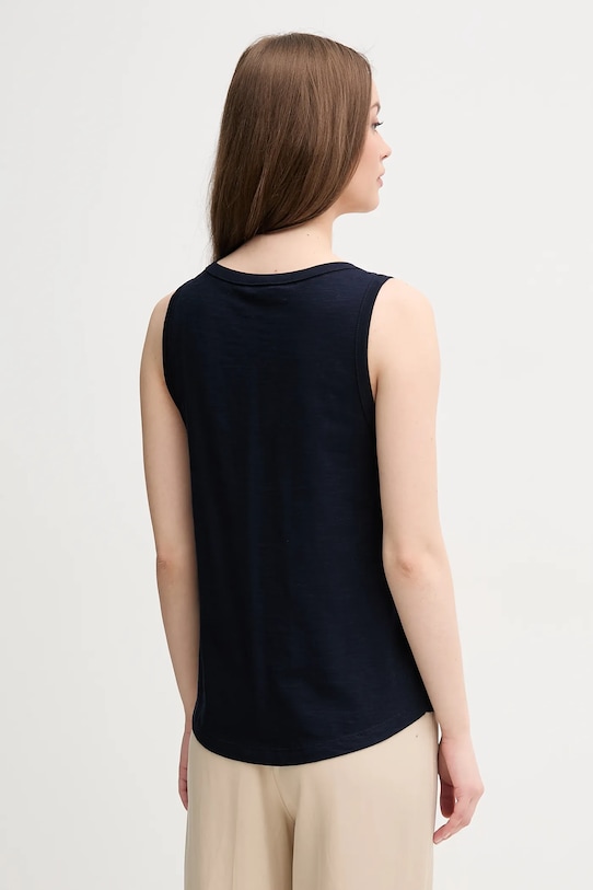 Oblečení Bavlněný top United Colors of Benetton 3BVXDH00Z námořnická modř