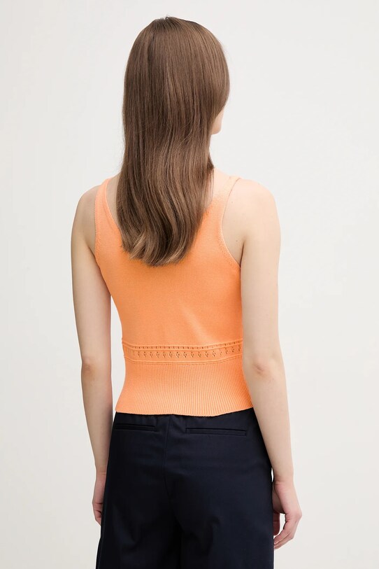 Oblečení Bavlněný top United Colors of Benetton 10C1EH01A oranžová