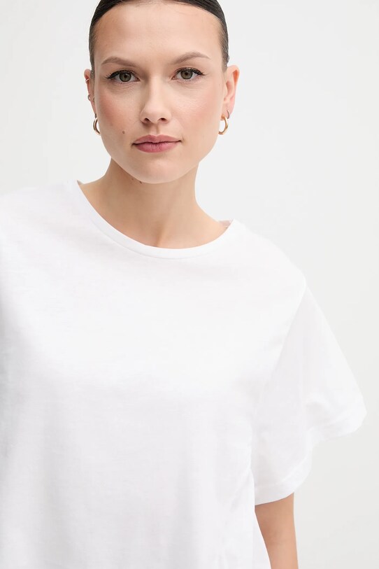 United Colors of Benetton t-shirt in cotone bianco 3U53D109U