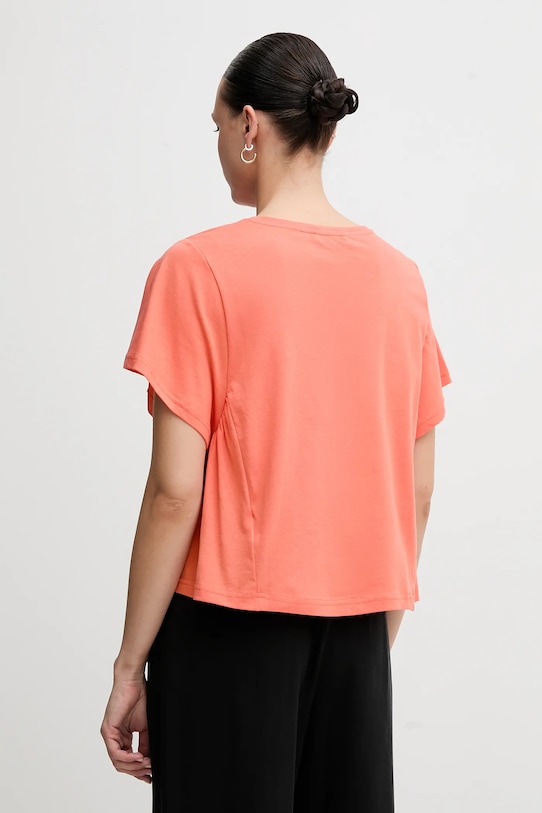 Ρούχα Βαμβακερό μπλουζάκι United Colors of Benetton 3U53D109U πορτοκαλί