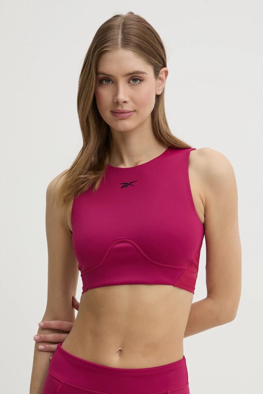 Reebok top de antrenament LUX Collection uni roz 100214319