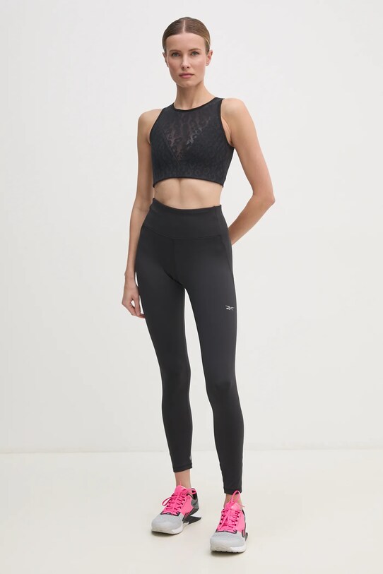 Tréninkový top Reebok 100214344 černá SS25