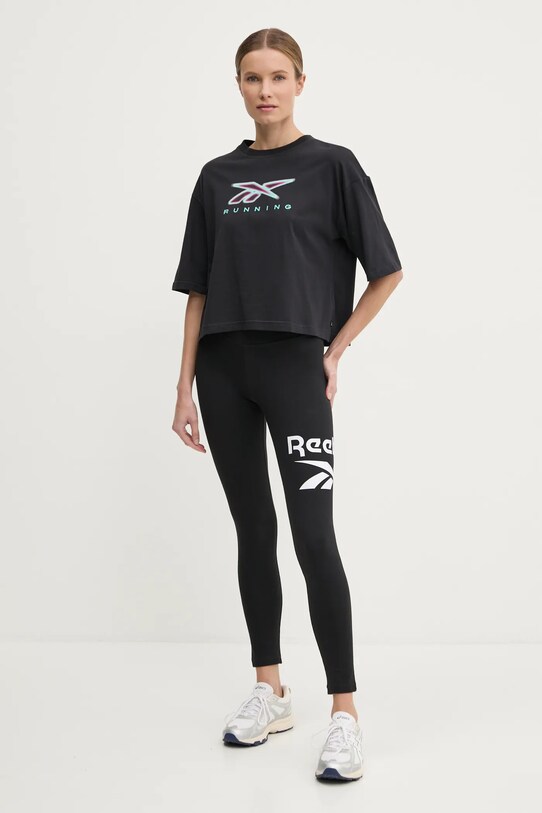 Reebok Classic t-shirt bawełniany 100218832 czarny SS25