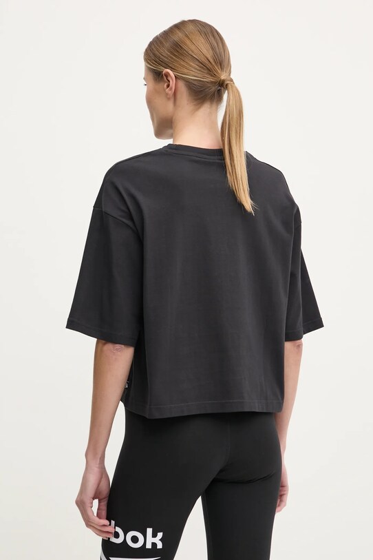 Odzież Reebok Classic t-shirt bawełniany 100218832 czarny