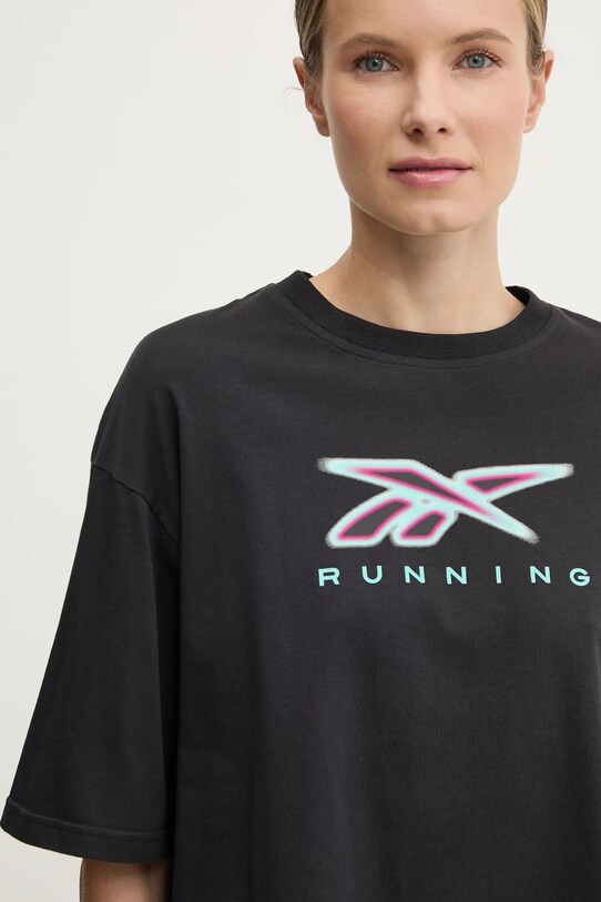 Reebok Classic t-shirt bawełniany czarny 100218832