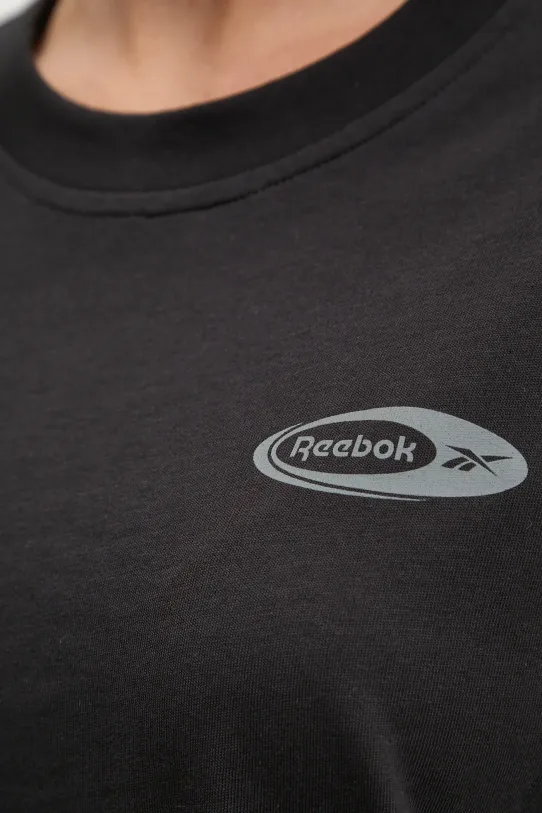 Reebok Classic t-shirt in cotone 100214281 nero