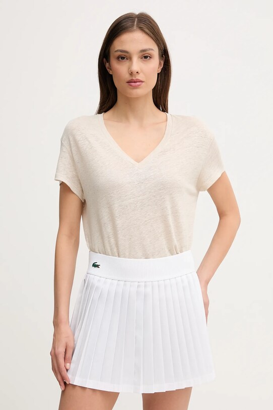 United Colors of Benetton tricou de in uni bej 37UJD401Q