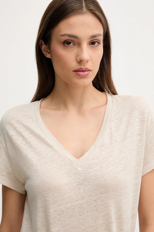 United Colors of Benetton tricou de in bej 37UJD401Q