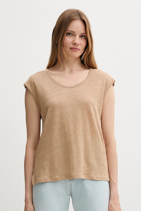 United Colors of Benetton tricou de in uni verde 37UJE16B1