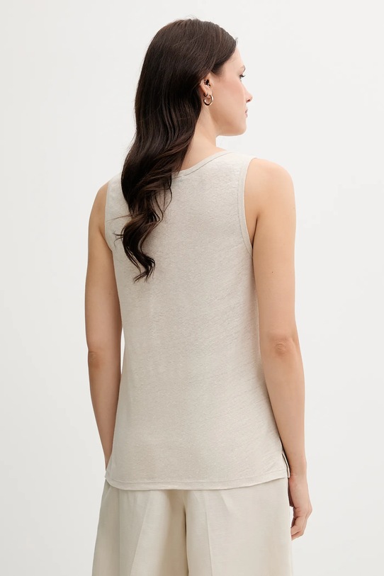 Odjeća Laneni top United Colors of Benetton 37UJE8398 bež