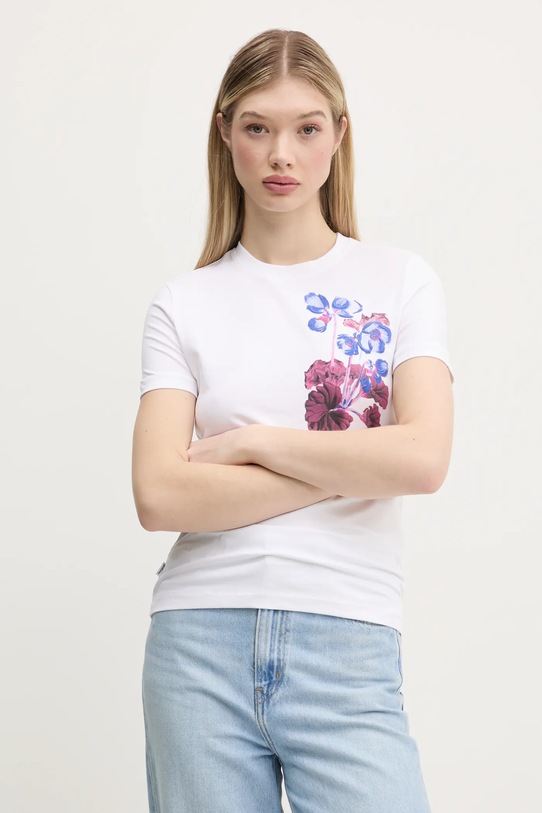 Desigual tricou BOTANICAL LA alb 25SWTK48