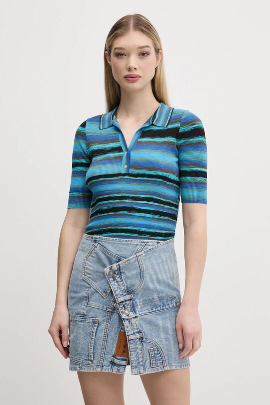 Desigual pulóver CIMARRÓN kék 25SWTK96