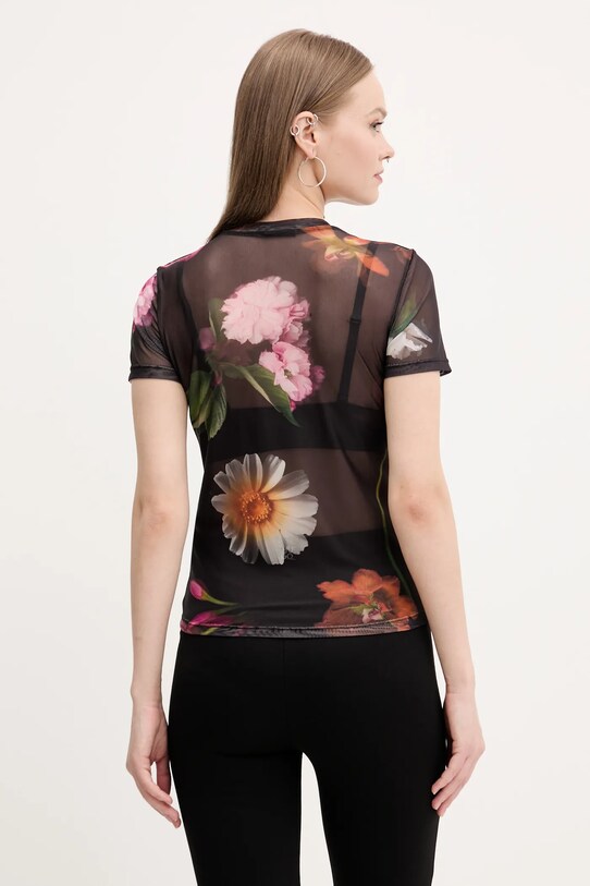 Odzież Desigual t-shirt DES MOINES 25SWTK88 czarny