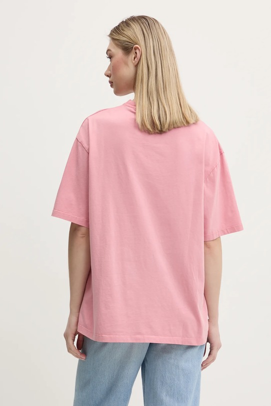 Îmbrăcăminte Desigual tricou din bumbac DONALD 25SWTKAH roz