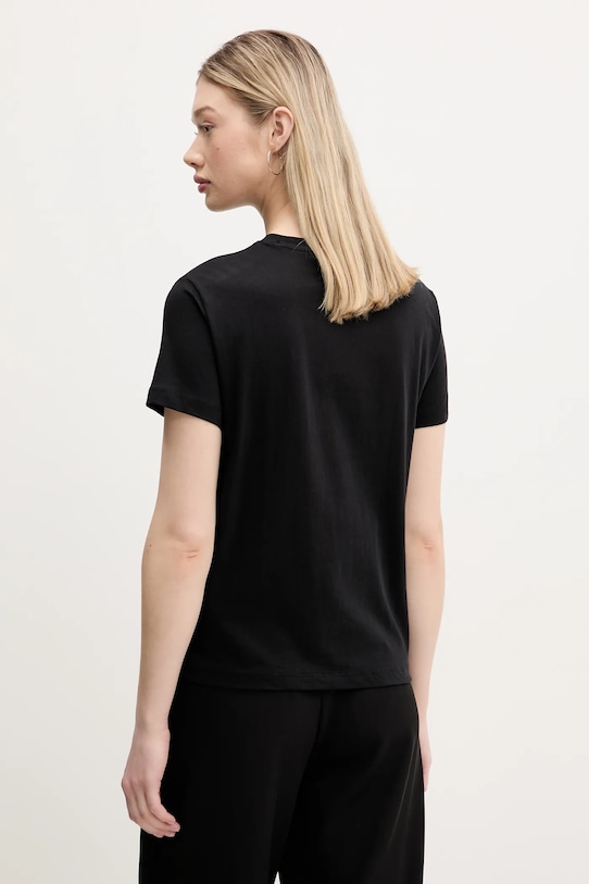 Odzież Desigual t-shirt bawełniany MISURI 25SWTKA9 czarny