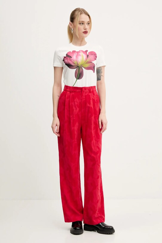 Тениска Desigual PLATA 25SWTK24 бял SS25