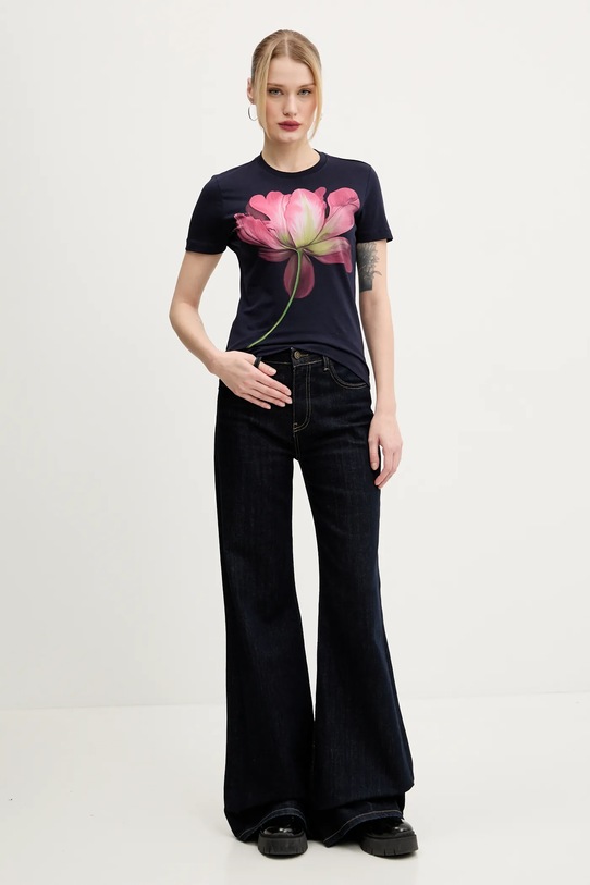 Футболка Desigual PLATA 25SWTK24 темно-синій SS25