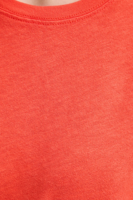 Хлопковая футболка American Vintage SON02FGE25 оранжевый