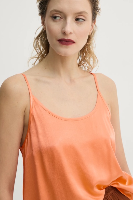 American Vintage bluzka pomarańczowy VOO07BE25