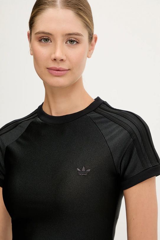 Tričko adidas Originals 3-Stripe Spandex čierna JJ0908