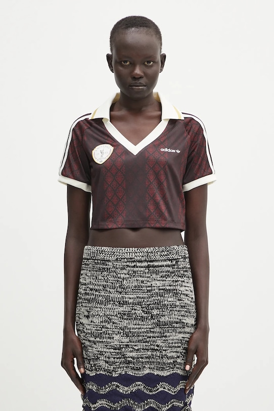 Majica kratkih rukava adidas Originals Retro regular bordo KA4378