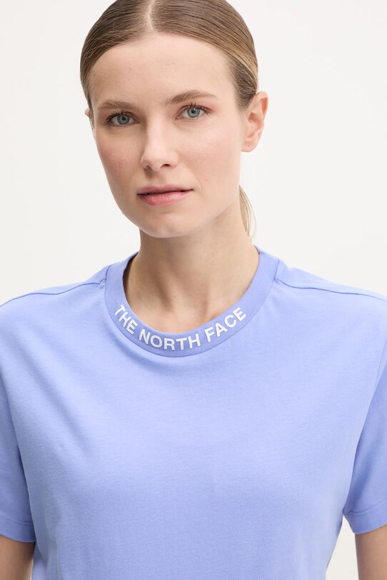 The North Face t-shirt bawełniany Zumu fioletowy NF0A87DJ0YI1
