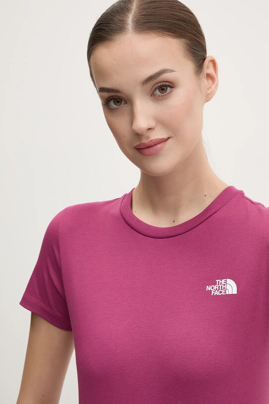 Tričko The North Face Simple Dome ružová NF0A87NH6EO1