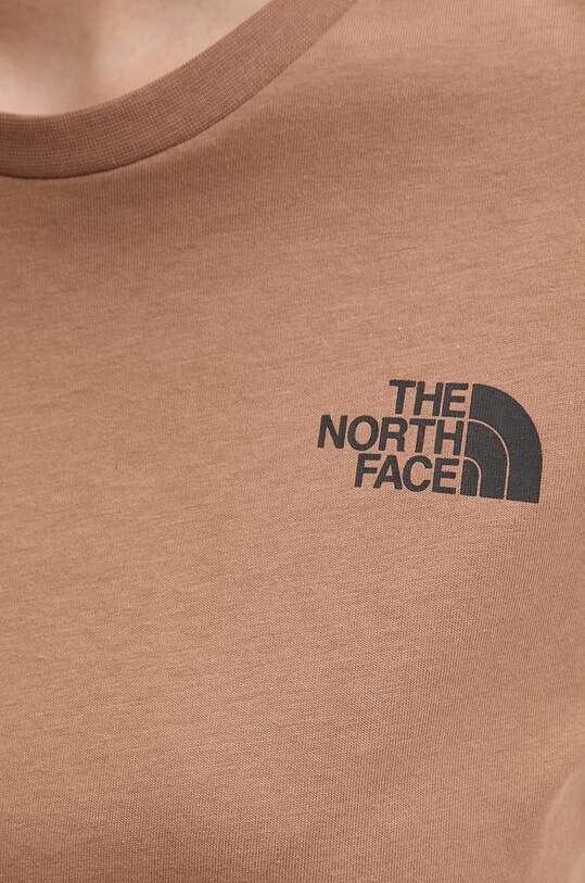 Bavlnené tričko The North Face Box Relaxed NF0A87NK6E11 hnedá