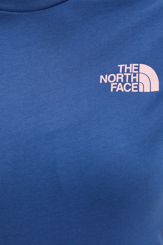 The North Face tricou din bumbac Redbox Slim NF0A87NMB4O1 bleumarin