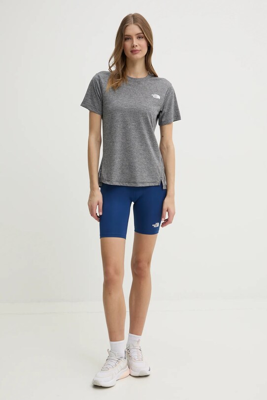 Sportovní tričko The North Face Flex NF0A8BRR5S51 šedá SS25
