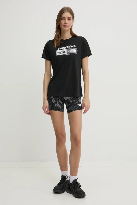 The North Face tricou sport Foundation NF0A8BRZJK31 negru SS25