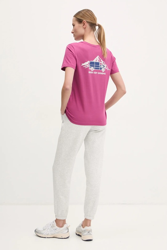 The North Face t-shirt Outdoor Graphic NF0A8C226EO1 różowy SS25