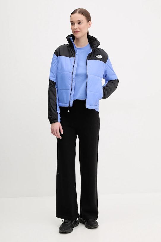 Памучна тениска The North Face Essential NF0A87NQ0YI1 син SS25