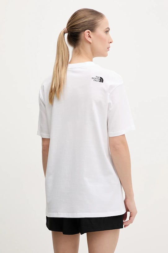 Îmbrăcăminte The North Face tricou din bumbac Essential NF0A87NQFN41 alb