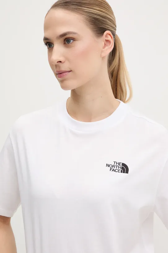 The North Face t-shirt bawełniany Essential biały NF0A87NQFN41