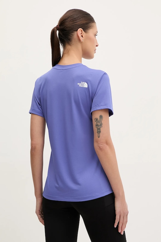 The North Face t-shirt sportowy Flex NF0A8BRR6IF1 fioletowy SS25
