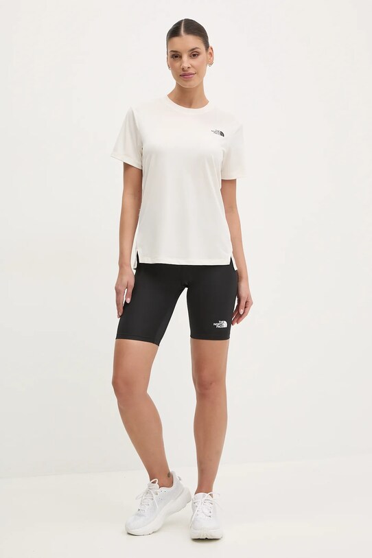 The North Face maglietta sportiva Flex NF0A8BRRQLI1 beige SS25