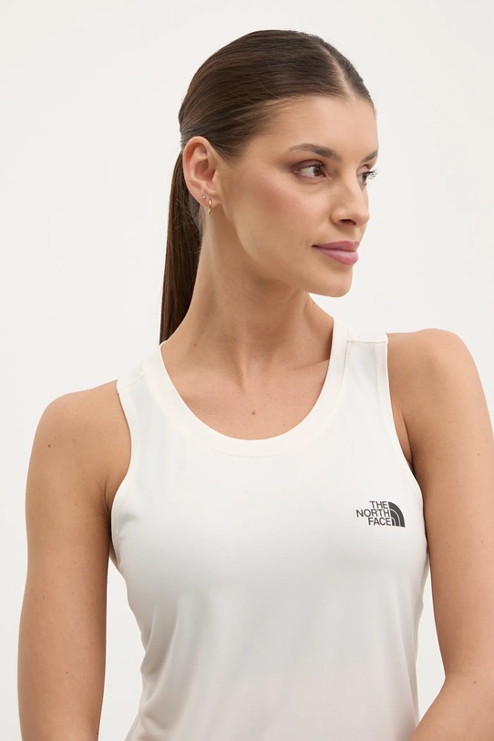 Sportovní top The North Face Flex béžová NF0A8BRTQLI1