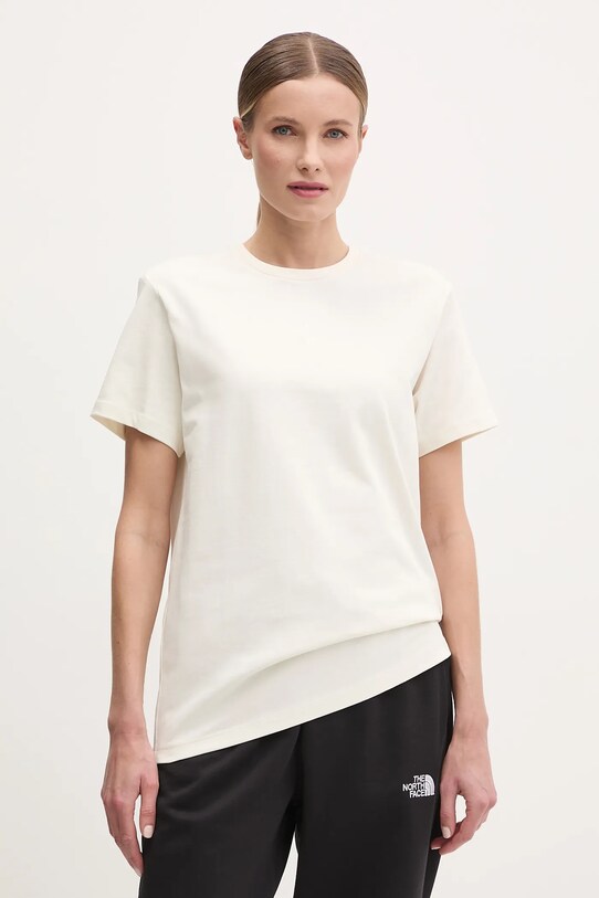The North Face t-shirt in cotone Relaxed rilassato beige NF0A8C38QLI1